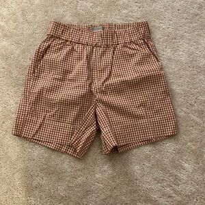 Everlane gingham shorts